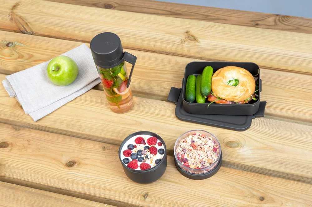 Brabantia BRABANTIA Make &amp, Take breakfast and lunch set dark pilkas 206740