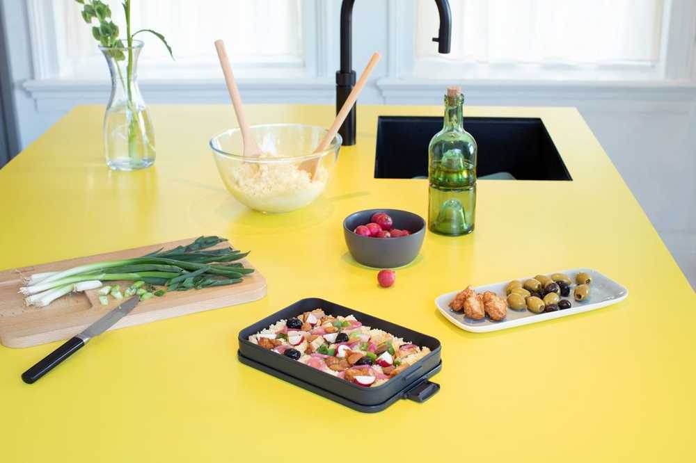 Brabantia BRABANTIA Make &amp, Take lunch box flat dark pilkas 202704