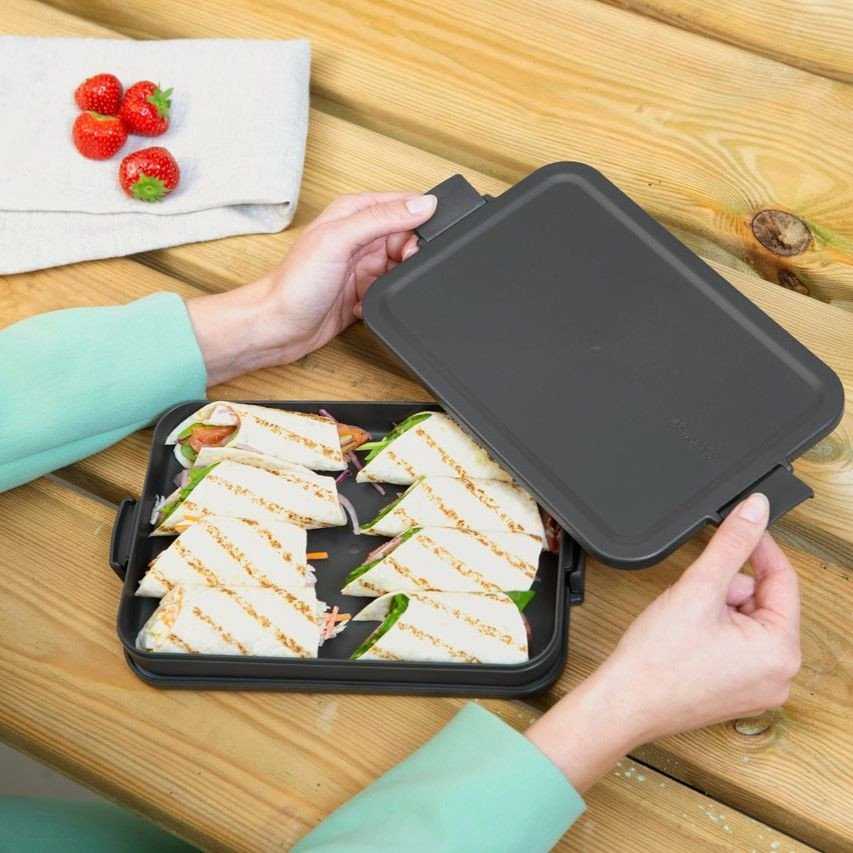 Brabantia BRABANTIA Make &amp, Take lunch box flat dark pilkas 202704