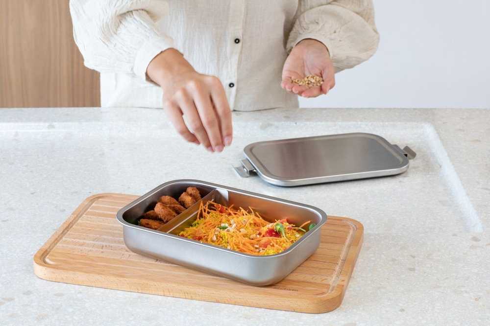 Brabantia BRABANTIA Make &amp, Take lunch box L Matt Steel 203800