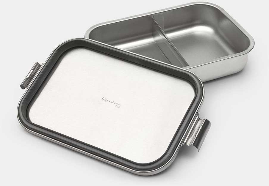 Brabantia BRABANTIA Make &amp, Take lunch box L Matt Steel 203800