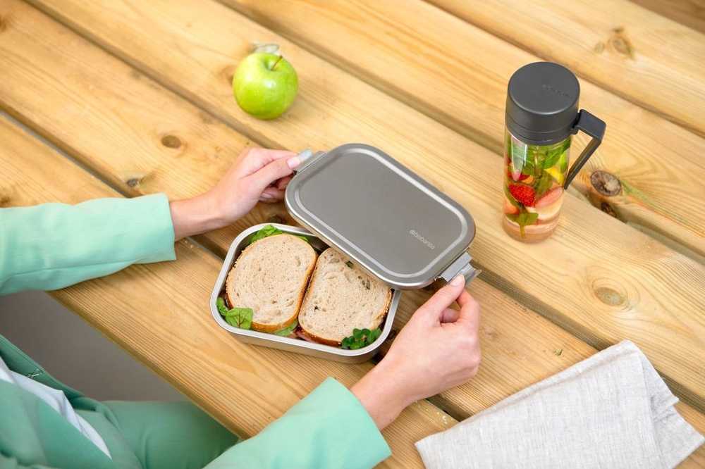 Brabantia Lunch konteineris Make & Take sidabrinė (203589)