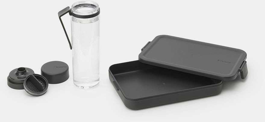 Brabantia BRABANTIA Make &amp, Take lunch break set dark pilkas 206689