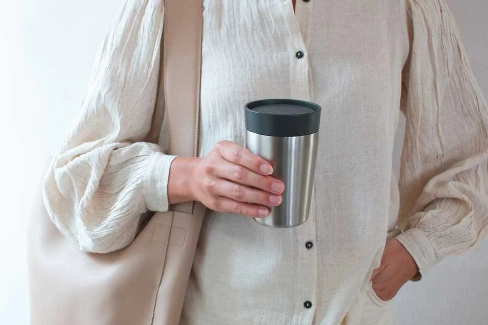 Brabantia BRABANTIA Make &amp, Take thermal mug 0.2 L dark pilka 228728