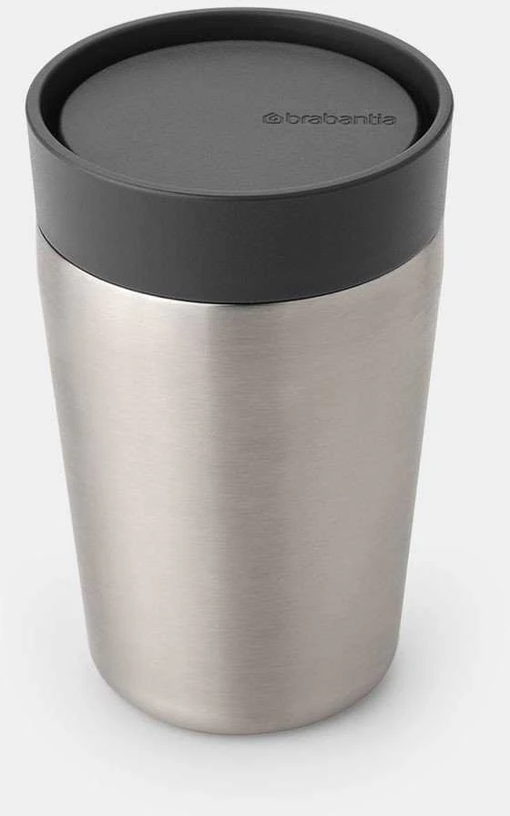 Brabantia BRABANTIA Make &amp, Take thermal mug 0.2 L dark pilka 228728