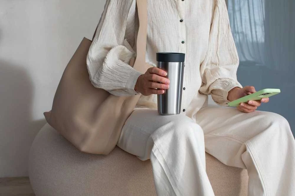 Brabantia BRABANTIA Make &amp, Take thermal mug 0.36 L dark pilka 228681