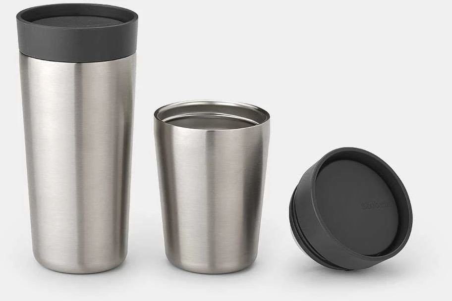 Brabantia BRABANTIA Make &amp, Take thermal mug 0.36 L dark pilka 228681