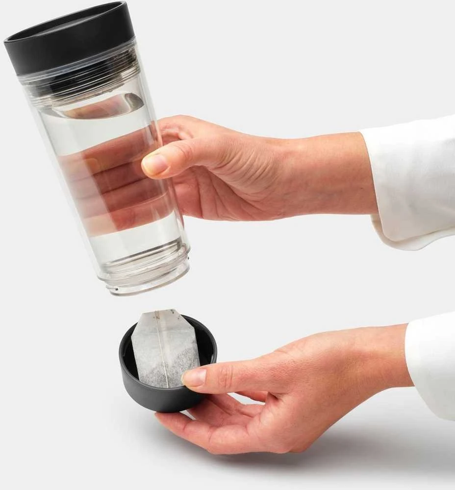 Brabantia BRABANTIA Make &amp, Take travel tea mug 0.36 L dark pilkas 228766