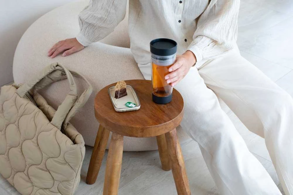 Brabantia BRABANTIA Make &amp, Take travel tea mug 0.36 L dark pilkas 228766