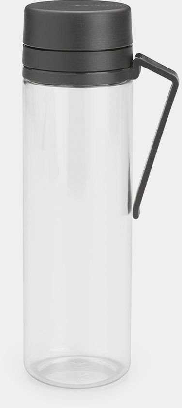 Brabantia BRABANTIA Make &amp, Take water bottle with strainer dark pilkas 148842