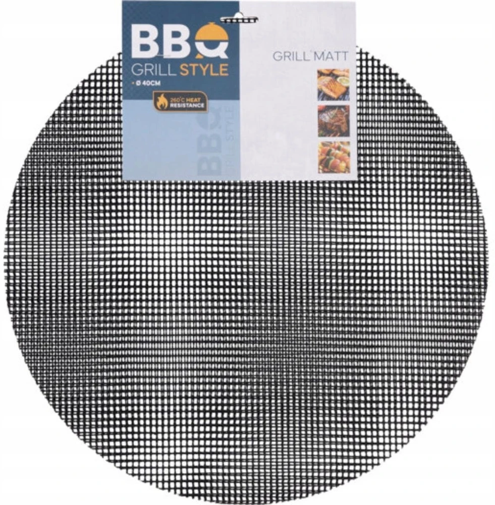 Bbq Line APVALUS GRILIO TINKLELIS 2 VNT. 40 CM NON-STICK PTFE STIKLO PLUOŠTAS BBQ 945097