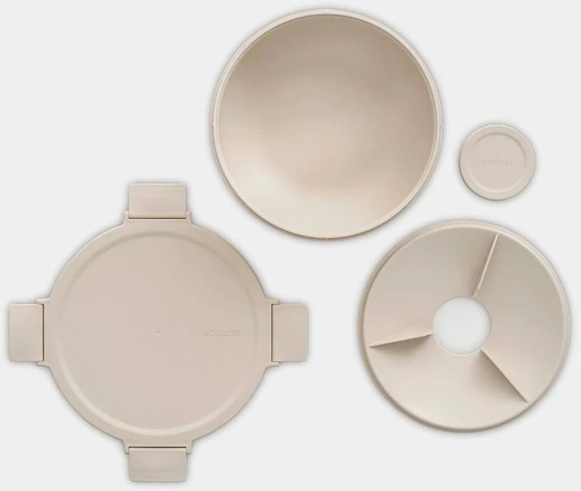 Brabantia Miska na sałatkę Make &amp| Take 1,3 L Soft rusvai gelsvas 241888