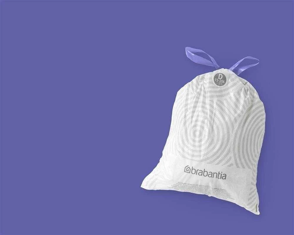 Brabantia Šiukšlių maišeliai D 15-20 l (dalytuve 40 maišelių)