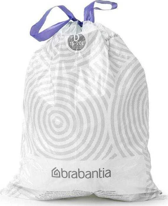Brabantia Šiukšlių maišeliai D 15-20 l (dalytuve 40 maišelių)