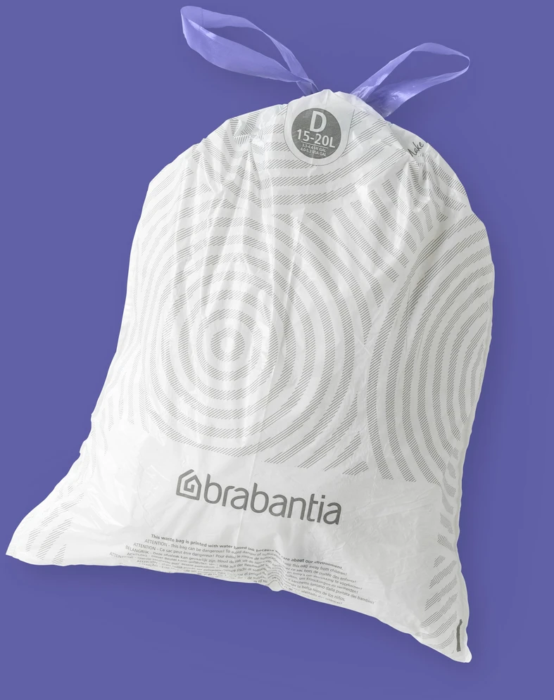 Brabantia Šiukšlių maišeliai D 15-20 l (dalytuve 40 maišelių)