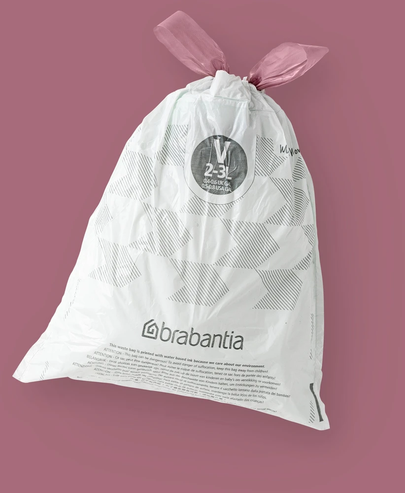 Brabantia Šiukšlių maišeliai V 2-3 L (dalytuve 40 maišelių)