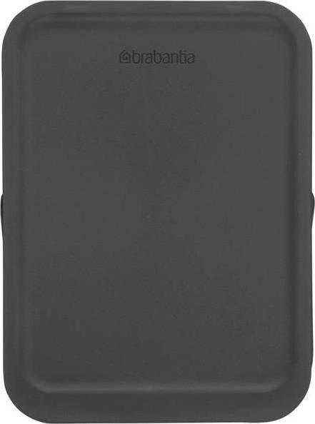 Brabantia „SORT & GO“ šiukšliadėžė, 40 l, stačiakampė, pilka, 267 mm, 341 mm, 620 mm