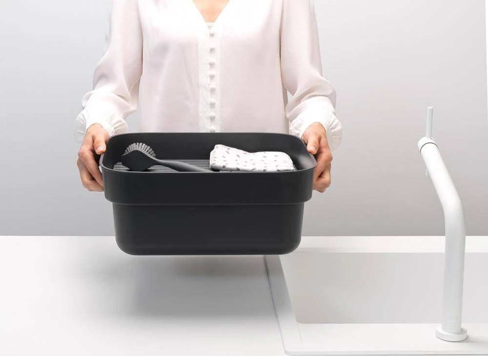 Tamsiai pilka Brabantia Washing-Up Bowl