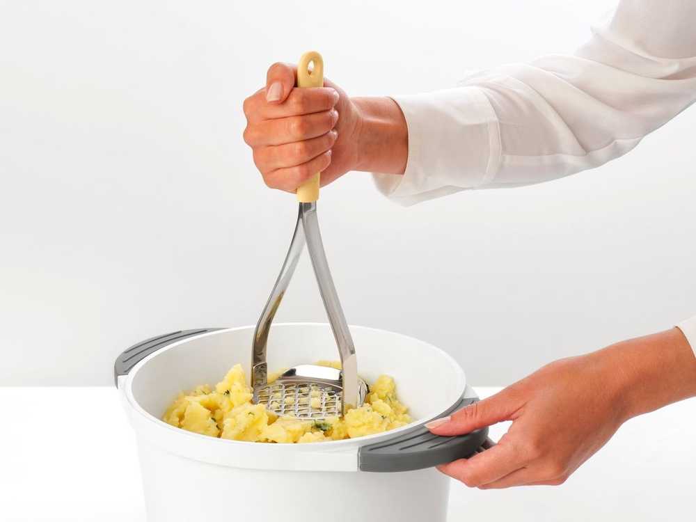 Brabantia BRABANTIA Potato Masher and Spoon Vanilla Geltona 229503
