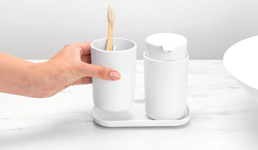 Brabantia Vonios kamb. rink. ReNew 3vnt. - Baltas