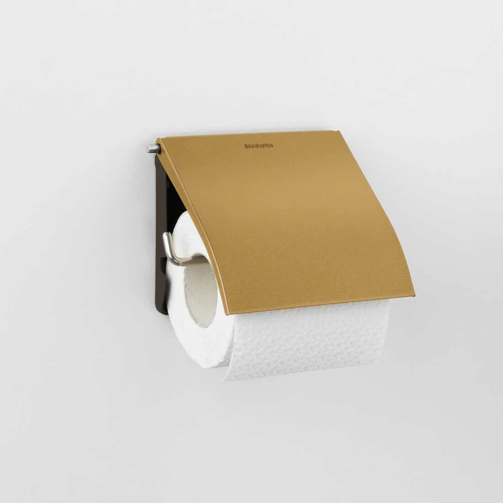 „Brabantia Renew“ tualetinio popieriaus laikiklis Warm Gold 255205