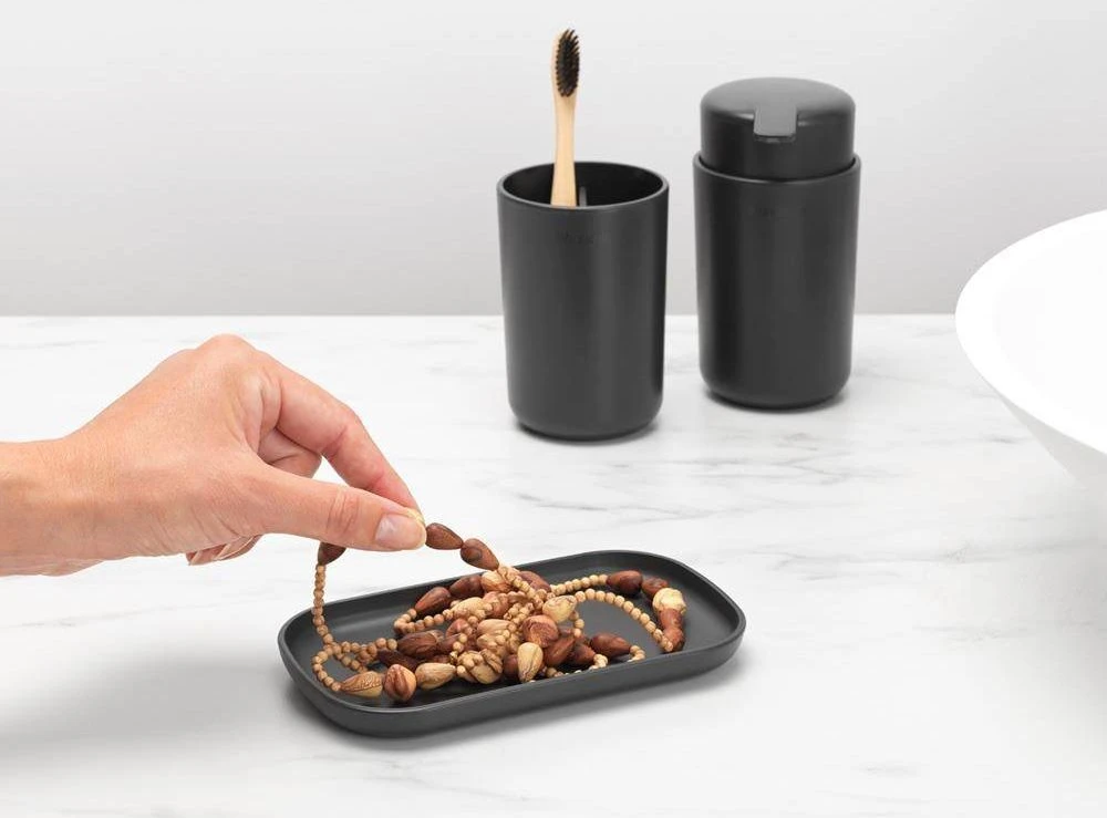 Brabantia Vonios kamb. rink. ReNew 3vnt. - Dark Pilkas