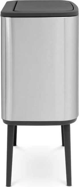 Šiukšlių dėžė Brabantia Bo Touch, 3 x 11 l, Matinė plieno spalvos