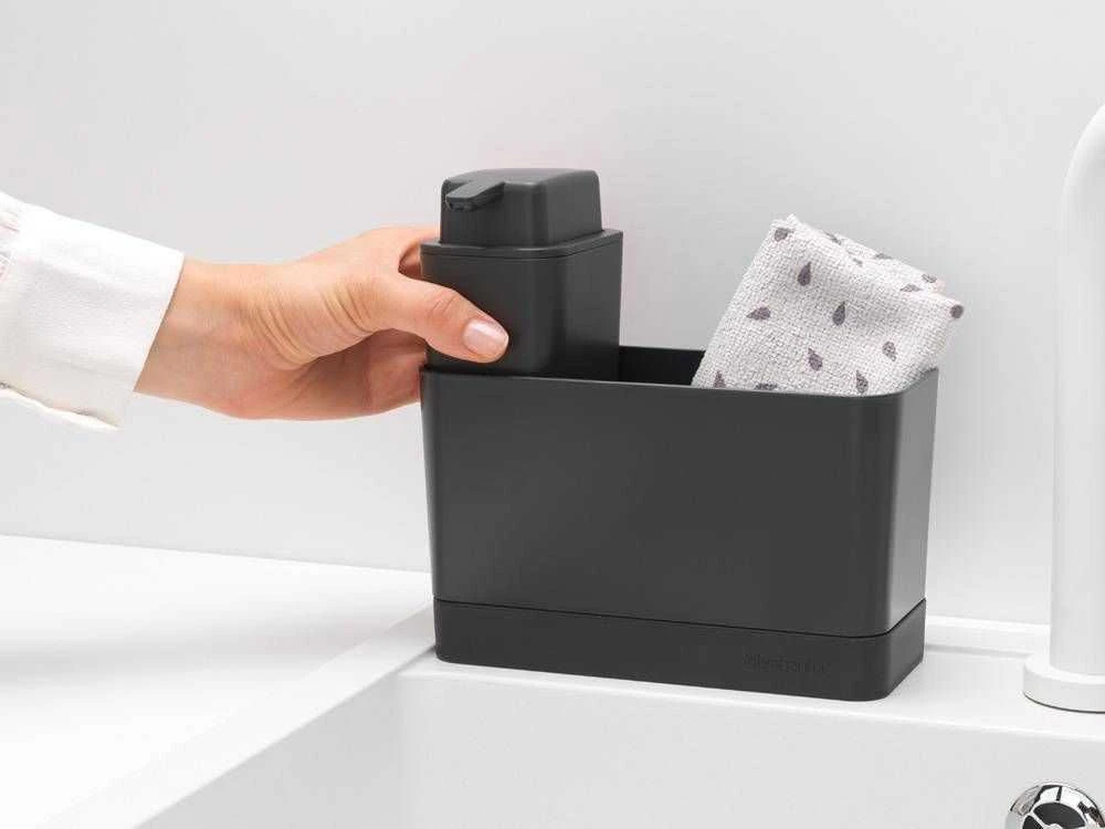 Brabantia Kriauklės rinkinys, 3vnt. - Dark Pilkas