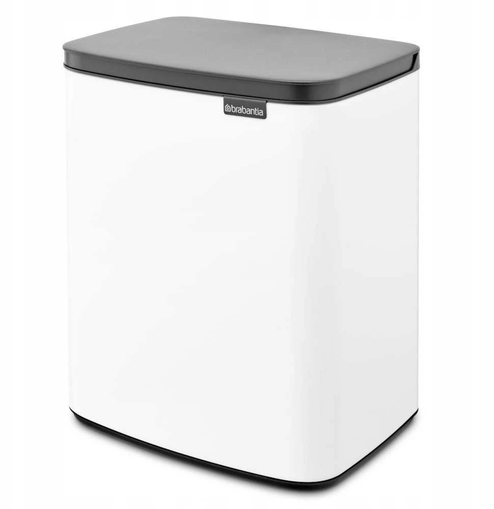 Brabantia Bo šiukšliadėžė, 12 l - Baltas