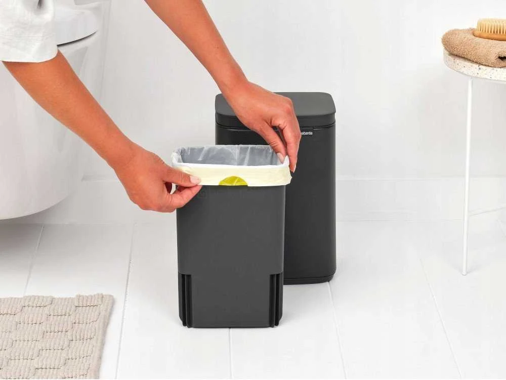 Brabantia šiukšliadėžė Bo, 4 l, mineralinė, bekvapė