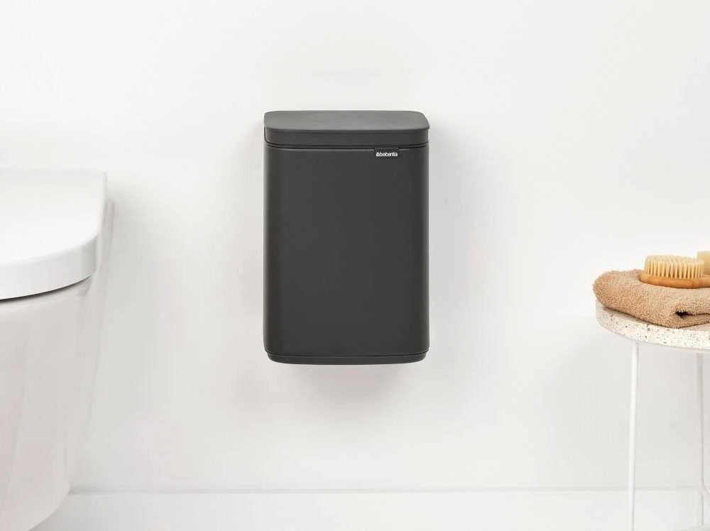 Brabantia šiukšliadėžė Bo, 4 l, mineralinė, bekvapė
