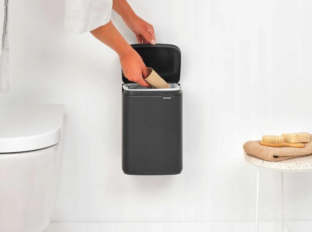 Brabantia šiukšliadėžė Bo, 4 l, mineralinė, bekvapė