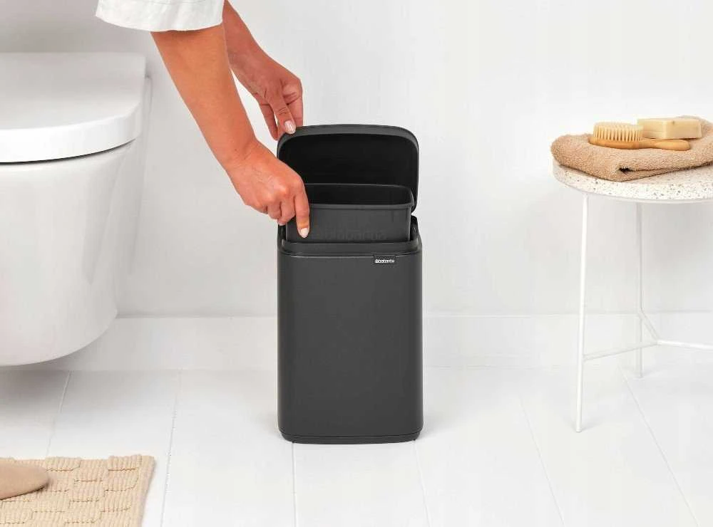 Brabantia šiukšliadėžė Bo, 4 l, mineralinė, bekvapė