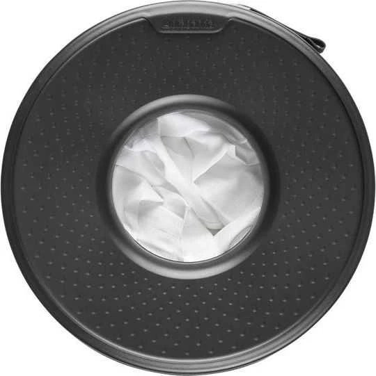 Brabantia Skalbinių dėžė 35l. balta su juodu dangčiu