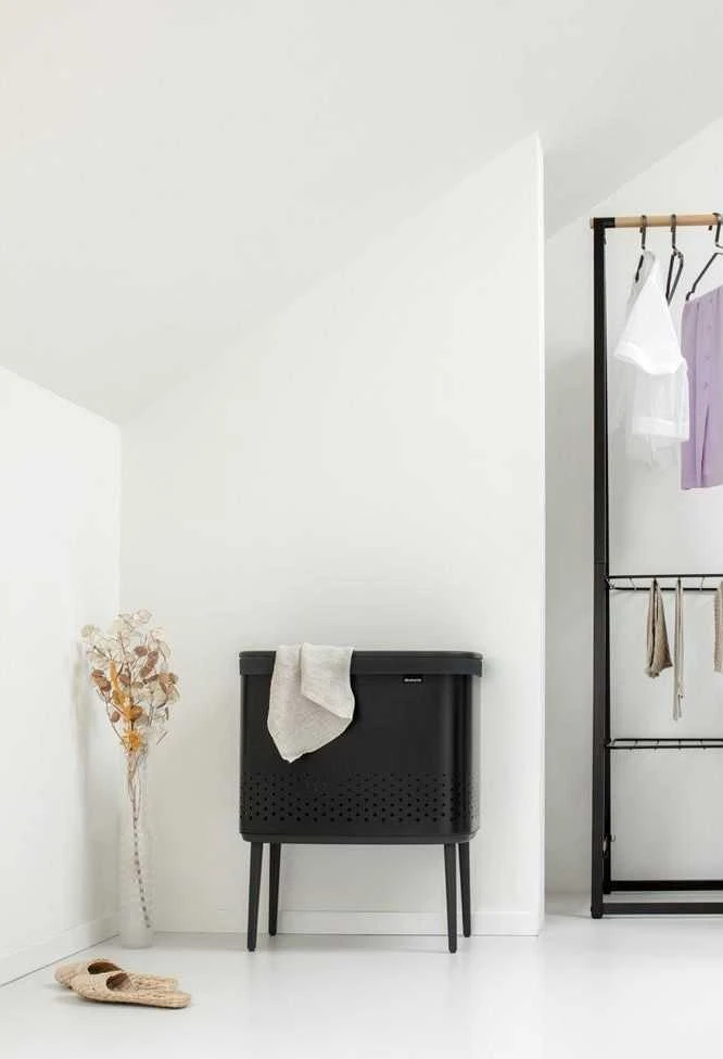 Brabantia Skalbinių dėžė Bo 60L - Matt Juodas
