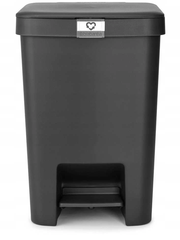 Šiukšliadėžė Brabantia BRABANTIA StepUp pedal bin 25 l Dark Pilkas 800269