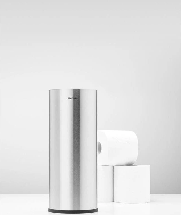Brabantia Tualetinio popieriaus laikiklis ReNew - Matt Steel