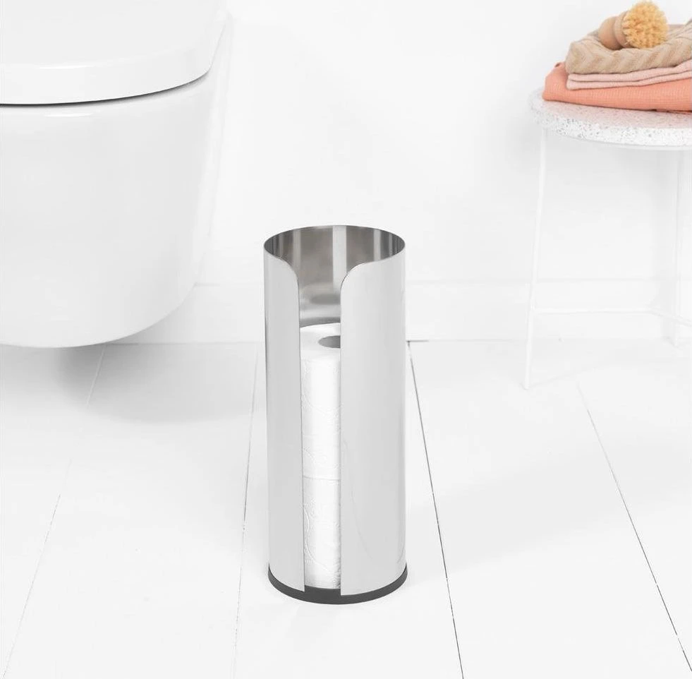 Brabantia Tualetinio popieriaus laikiklis ReNew - Matt Steel