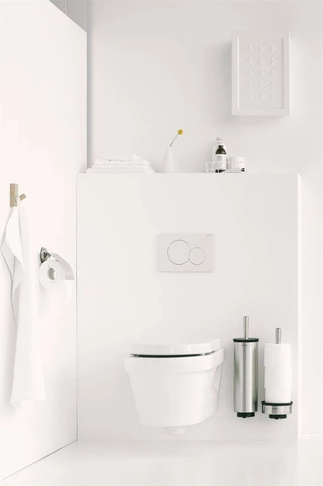 Brabantia tualetes papīra komplektu turētājs Profile, matt steel