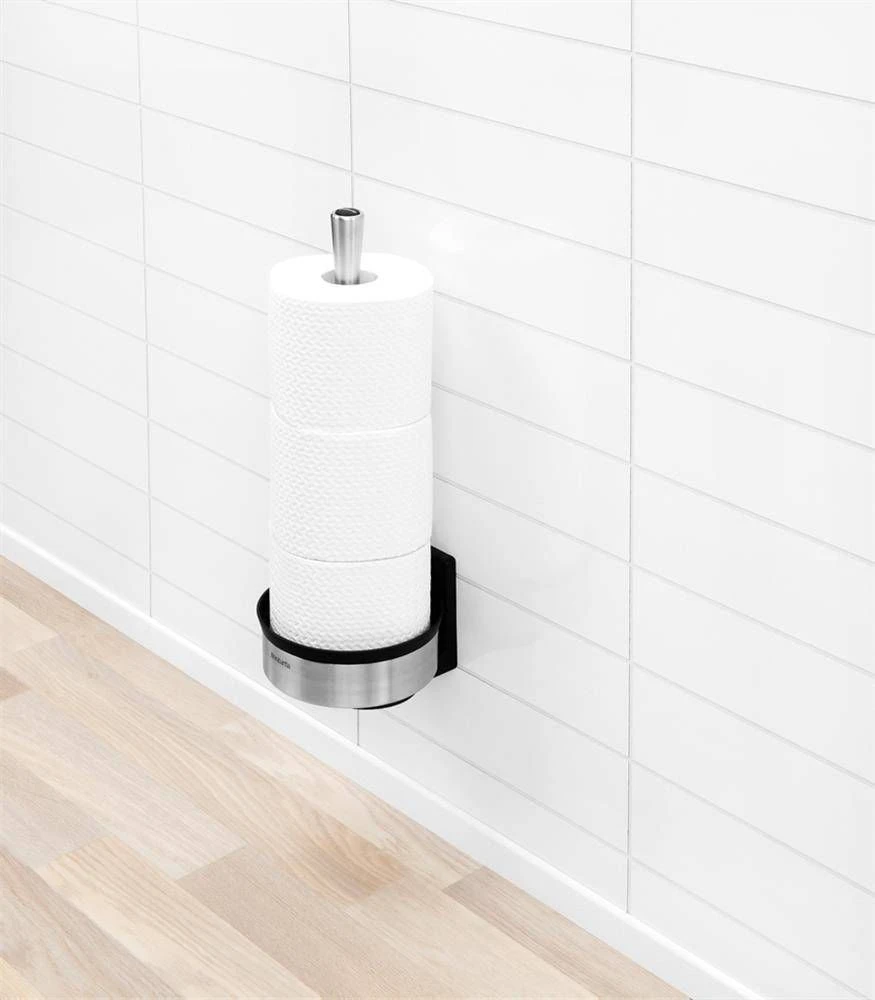 Brabantia tualetes papīra komplektu turētājs Profile, matt steel