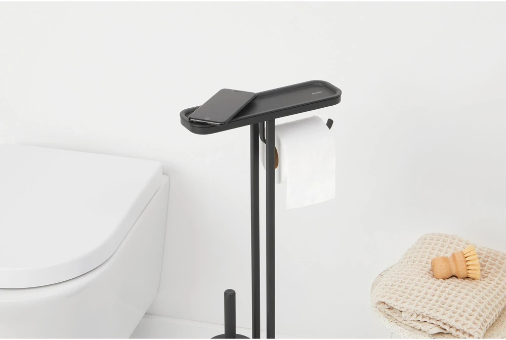 Brabantia tualetes piederumu statīvs MindSet, mineral infinite pilkas