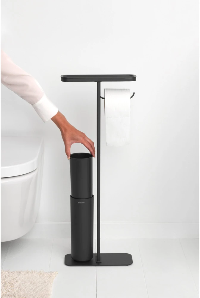 Brabantia tualetes piederumu statīvs MindSet, mineral infinite pilkas