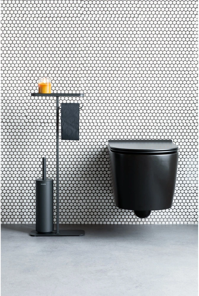 Brabantia tualetes piederumu statīvs MindSet, mineral infinite pilkas