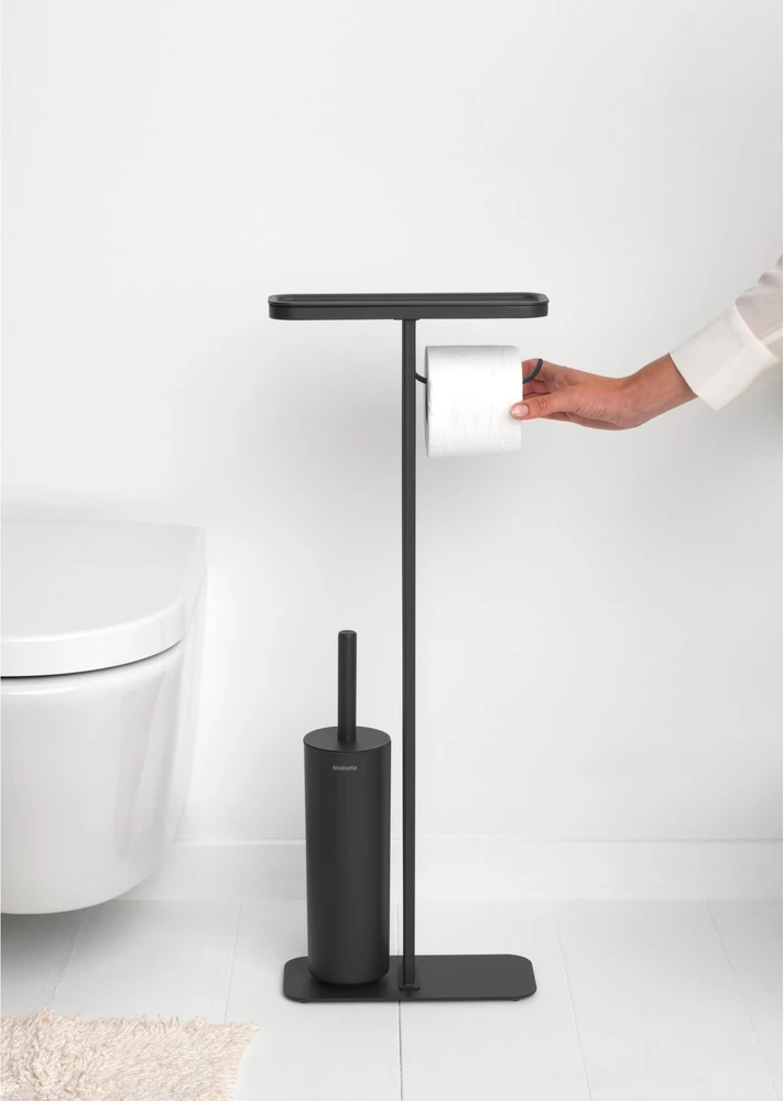 Brabantia tualetes piederumu statīvs MindSet, mineral infinite pilkas