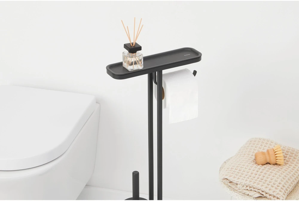 Brabantia tualetes piederumu statīvs MindSet, mineral infinite pilkas