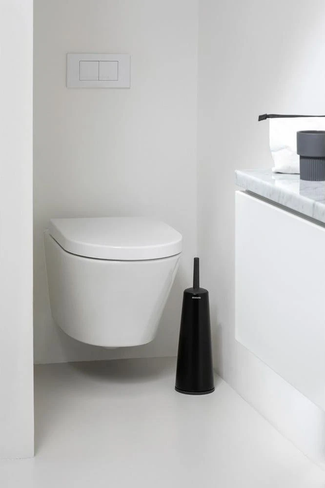 Brabantia Tualeto šepetys su laikikliuReNew - Matt Juodas
