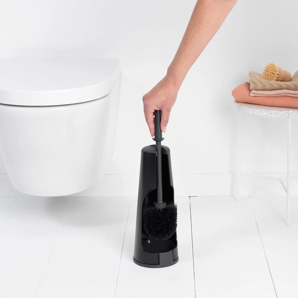 Brabantia Tualeto šepetys su laikikliuReNew - Matt Juodas