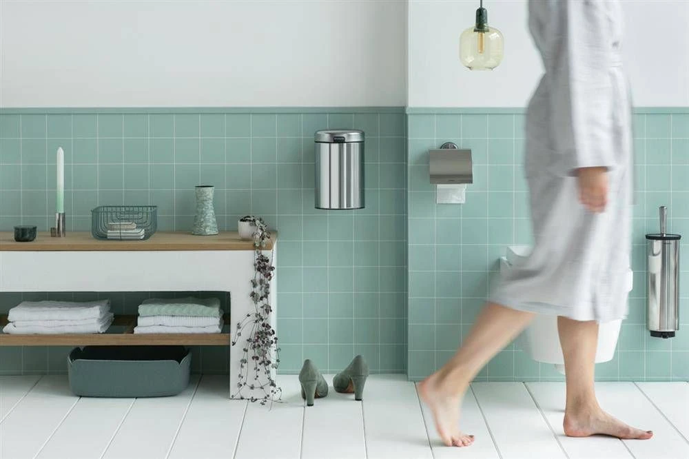 Brabantia Wc šepetys su laikikliu, brilliant steel