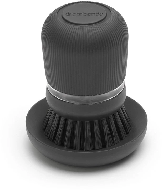 Brabantia Šepetys su muilo dozatoriumi - Dark Pilkas