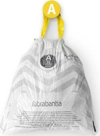 Brabantia Šiukšlių maišeliai A 3 l (dalytuve 40 maišelių)